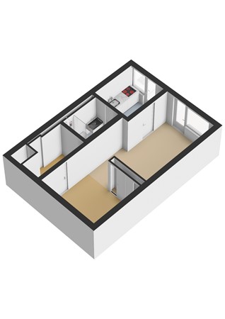 Floorplan - Prins Bernhardstraat 4, 2202 LH Noordwijk